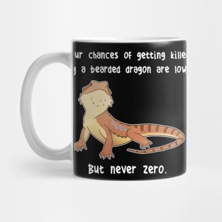 Bearded Dragon Lizard Reptile Never Zero Mug